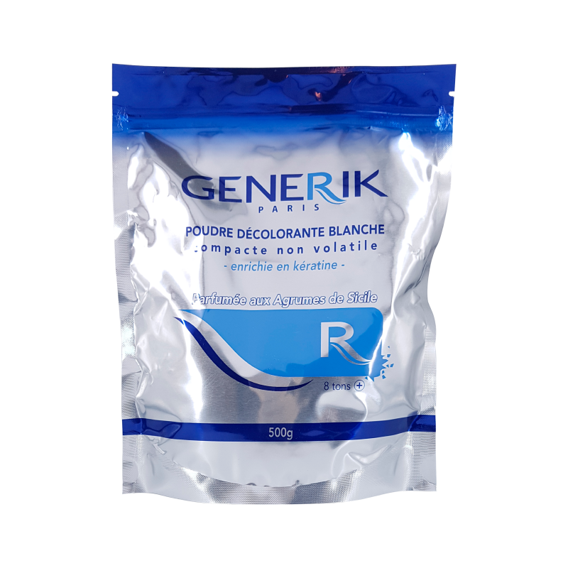 Poudre déco blanche enrichie à la kératine 500grs