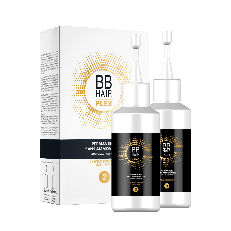 BBHair Plex permanente N°2 Sensibilises sans ammoniaque 120+120ml