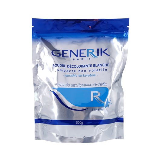 Poudre déco blanche enrichie à la kératine 500grs